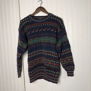 Woolrich vintage knit multi color sweater